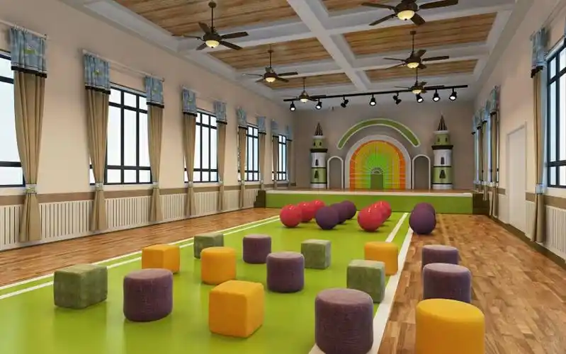 新小天使幼儿园的多功能室