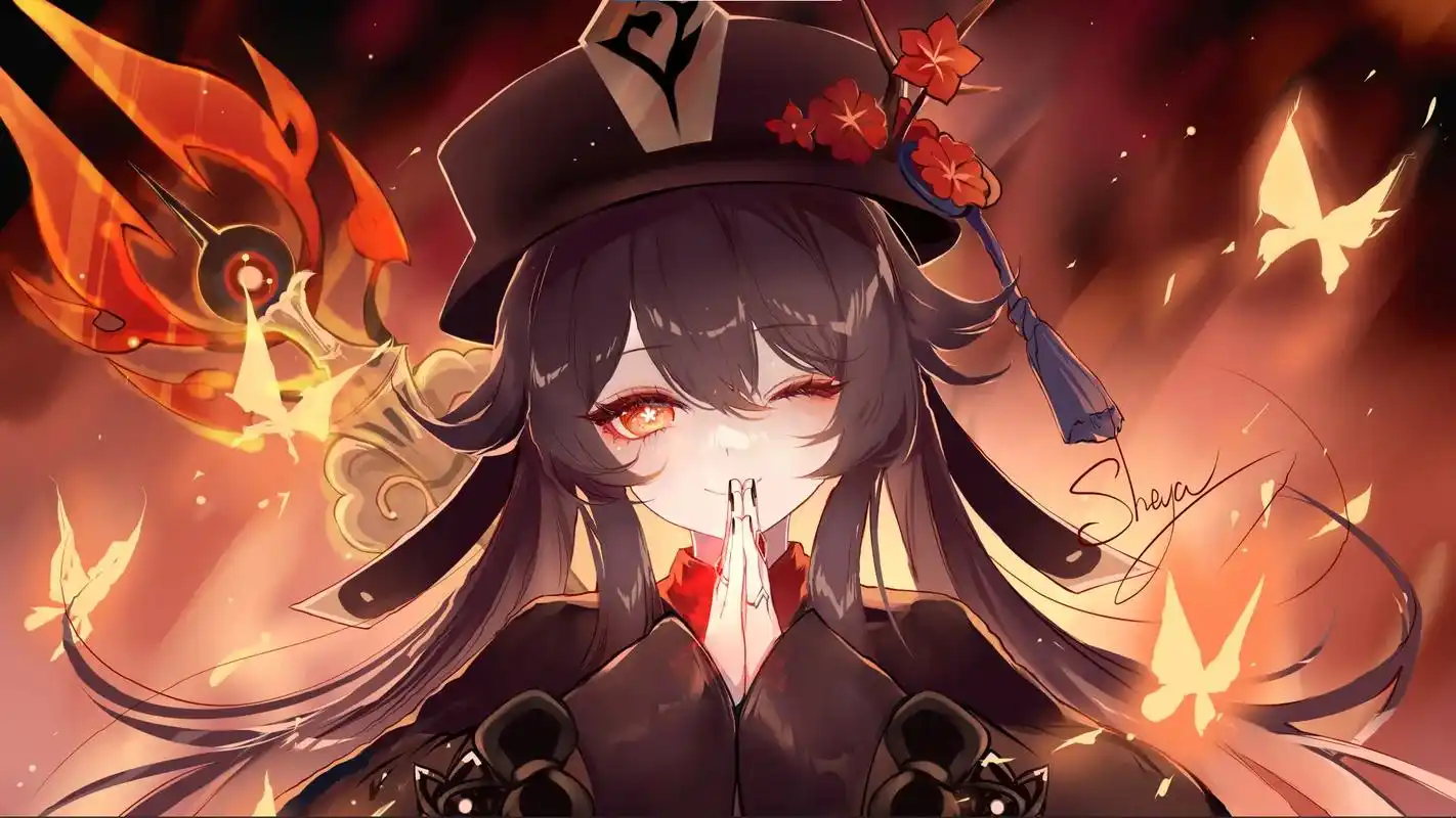 原神 #原神壁纸 #胡桃 胡桃壁纸走一波 - 抖音