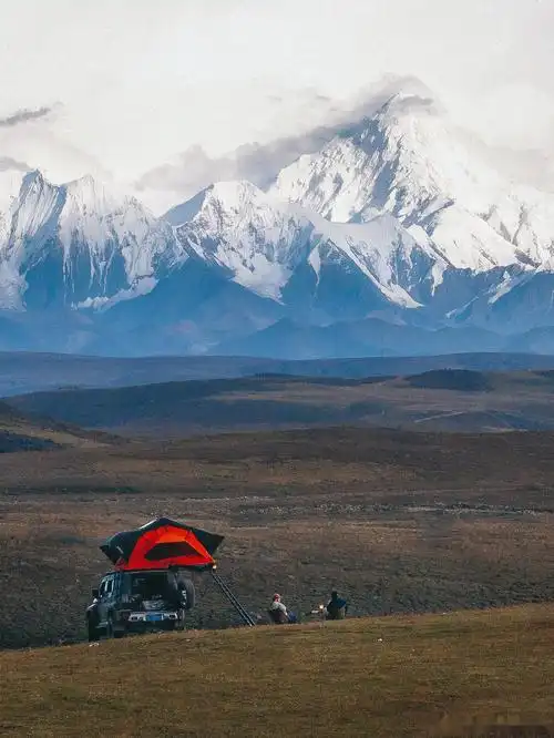 北京bj40/荒野猎人车顶帐篷 国庆去哪玩 bj40改装ada川西雪山露营自由