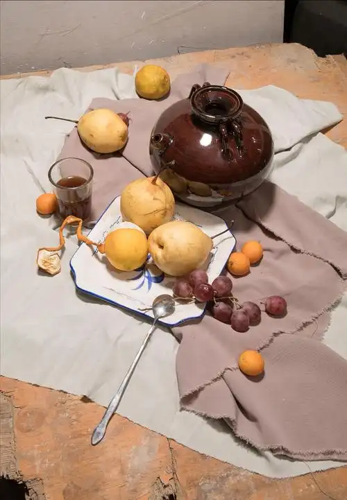 色彩静物写生照片