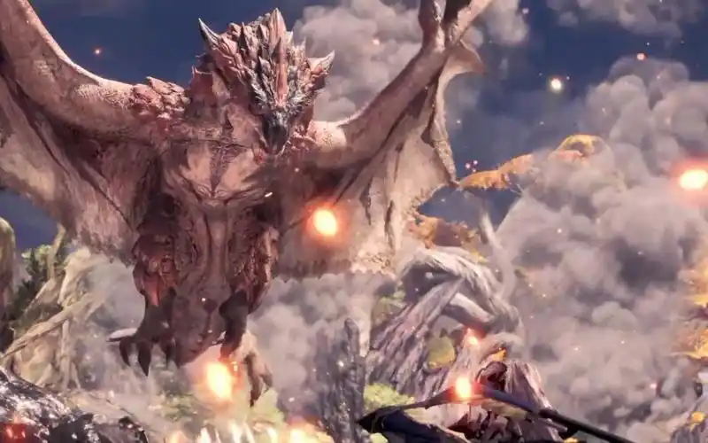 怪物猎人世界 捕获雌火龙