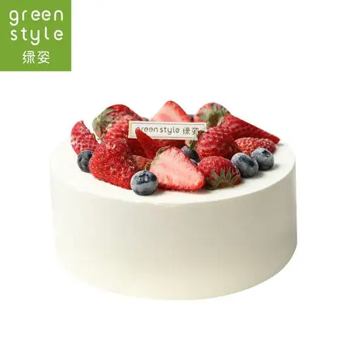 绿姿定制创意草莓水果奶油个性蛋糕网红生日蛋糕新鲜蛋糕
