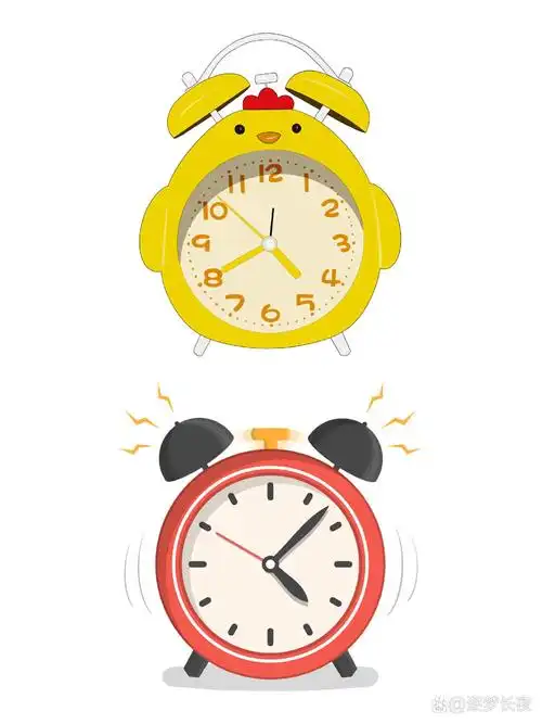 卡通闹钟png素材 开学季闹钟 7815闹钟素材 可爱卡通闹钟 78