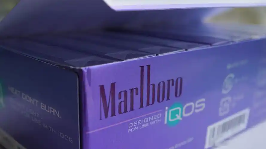 紫色万宝路iqos 烟弹开箱