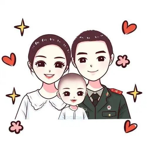 微信头像图片大全一家四口唯美