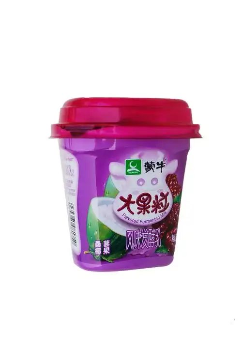 三角杯大果粒酸牛奶桑葚 椰果