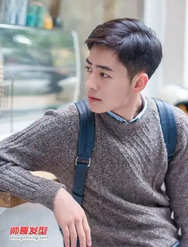 真实帅哥示范清爽黑色短发 真实的帅哥照片