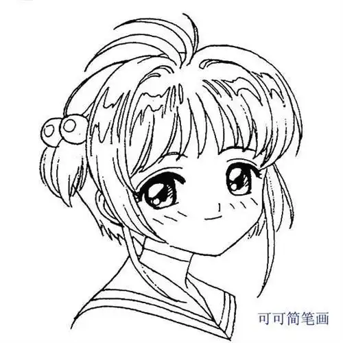 人物 头像图片大全,内容有性感的外国美女头像的简笔画画法,一头长发