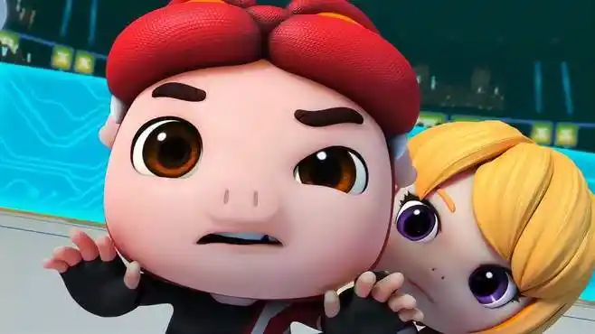 猪猪侠:猪猪侠识破白球的干扰,却没躲过芬尼队的魔术防御