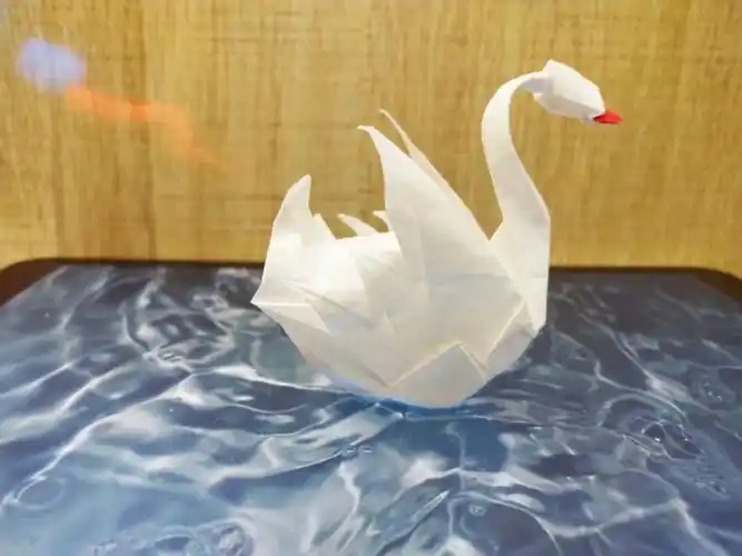 天鹅折纸设计者syn