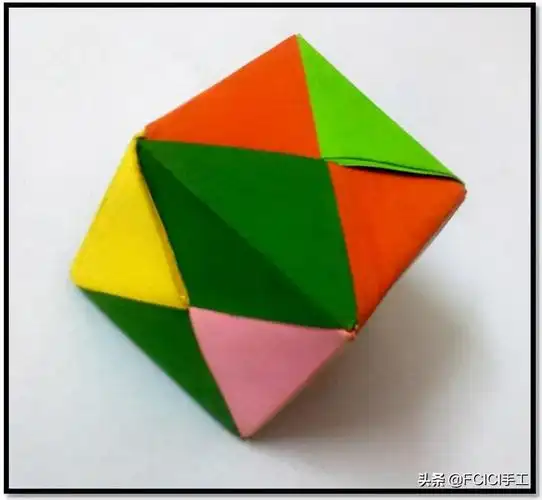 立体正方形怎么折立方体的折纸教程图解