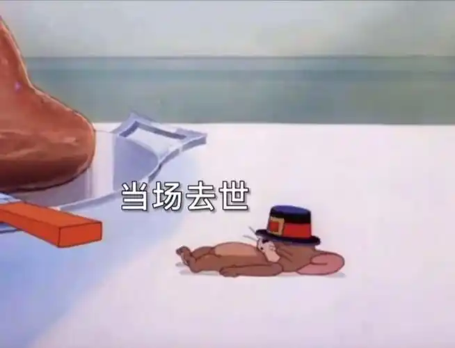 当场去世猫和老鼠汤姆猫表情