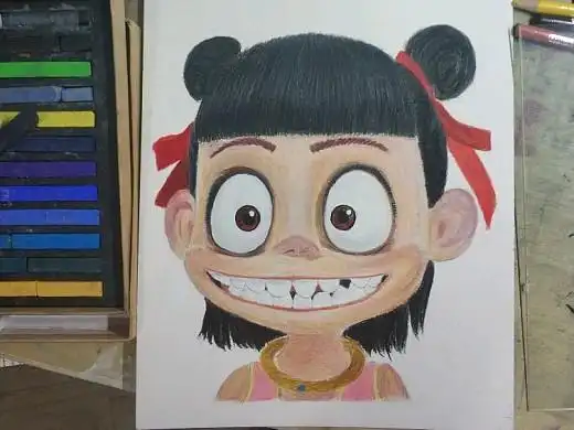 哪吒之魔童降世手绘彩铅!