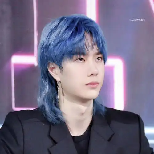 片希假发男生鲻鱼头超a狼尾酷帅气韩版自然短直发个性cos蓬松全头套式