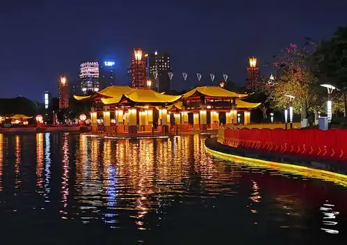 千灯湖夜景