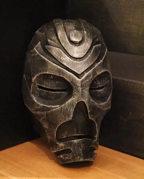 手作代购dragon㊣ 万圣节派对聚会手工制作戏剧龙神父面具