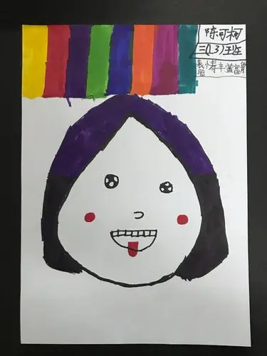 怡园小学北校区2016级13班小画展(第三期)——《表情丰富的脸》