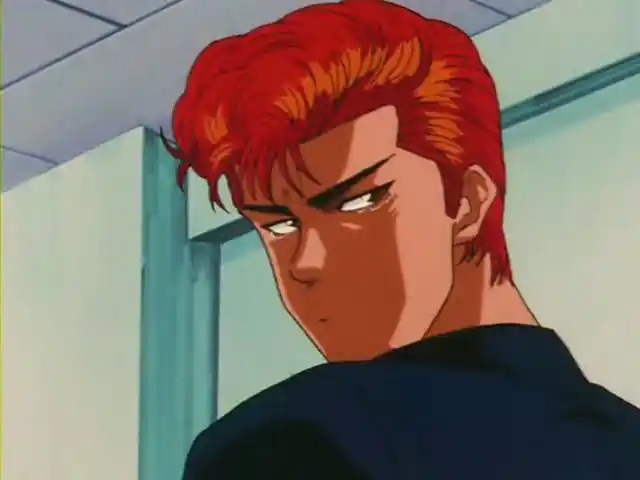 那是动漫开场第一集,樱木花道的第50 次表白,和前49次一样被拒绝了.