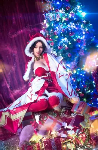 王者荣耀cosplay貂蝉圣诞恋歌