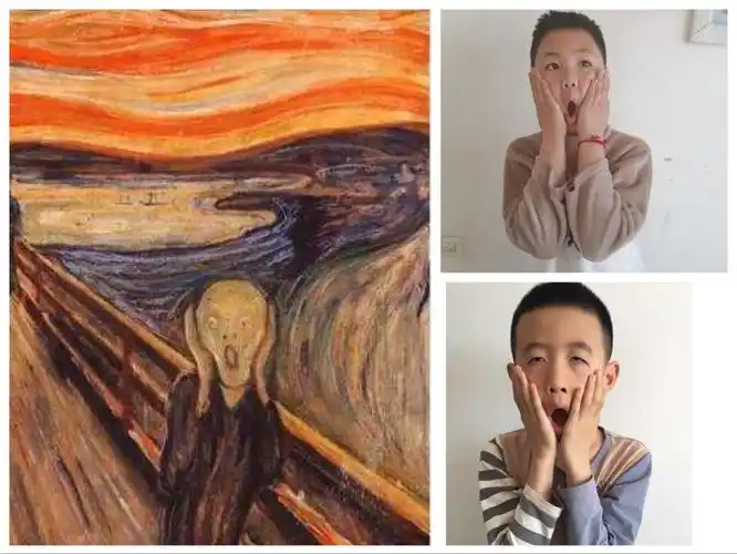 春风得意‖画里画外秀起来——前进小学名画模仿秀(一)