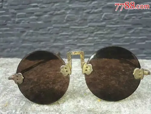 清代水晶镜眼镜