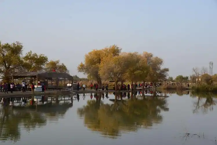 位于新疆南部,库尔勒,有一个美丽的地方,叫罗布人村寨(副本)