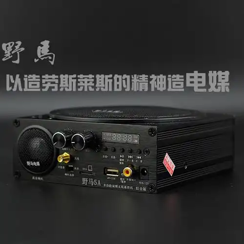 新款野马电媒5a职业版电媒机无线遥控电煤正品电煤机扩音器神器