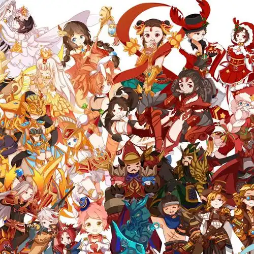 2018年画的王者全家福…截止到弈星!