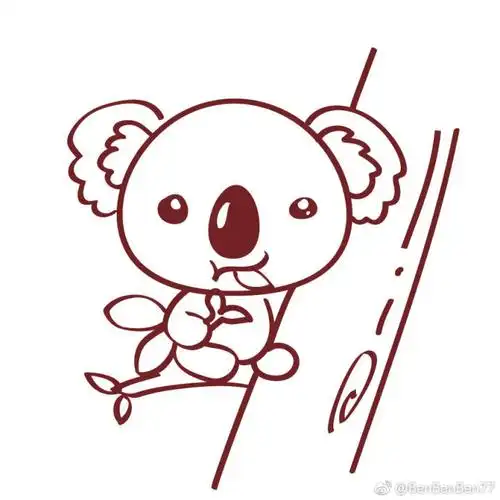 考拉简笔画