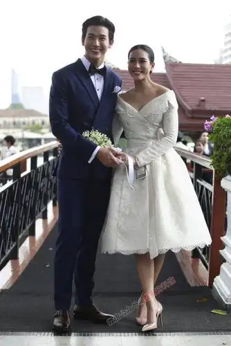 【泰国娱乐】push putthichai 和 jui warattaya 婚礼后接受采访