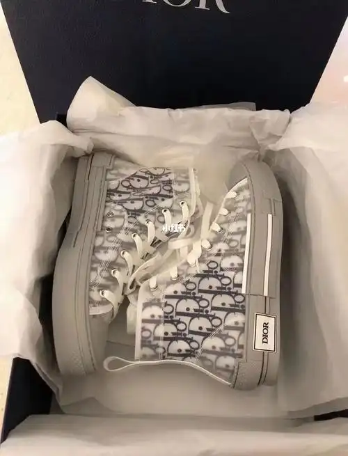 diorb23老花高帮鞋37码