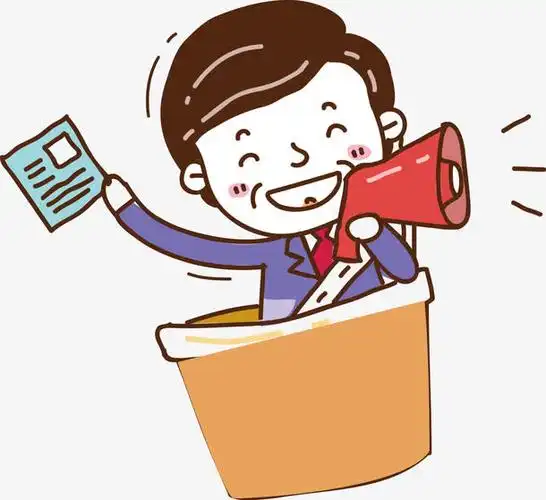 卡通矢量销售员