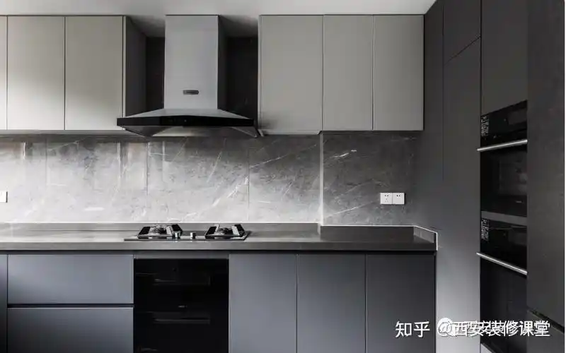灰色系橱柜的颜值百看不厌