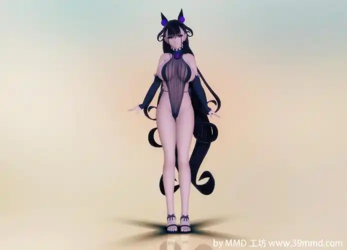 mmd工坊模型鉴赏会177期fgo紫式部の水着素体