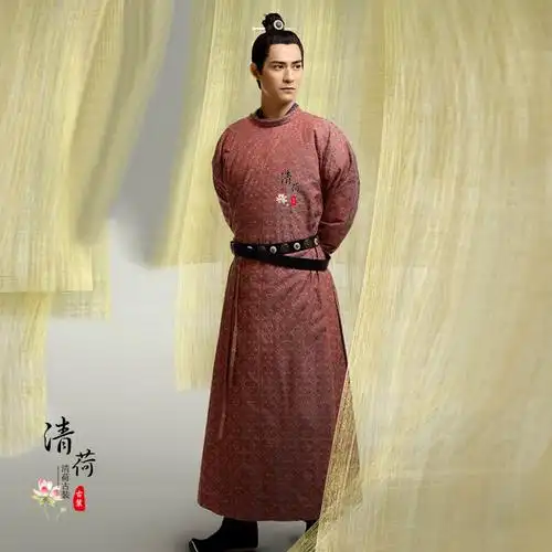 唐朝男士影视古装圆领长袍大臣臣服官服武侠民族服装