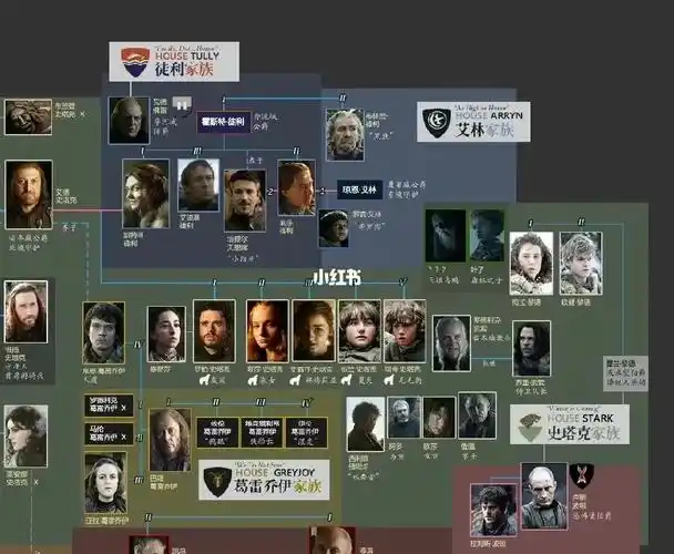 电视剧权力的游戏关系图