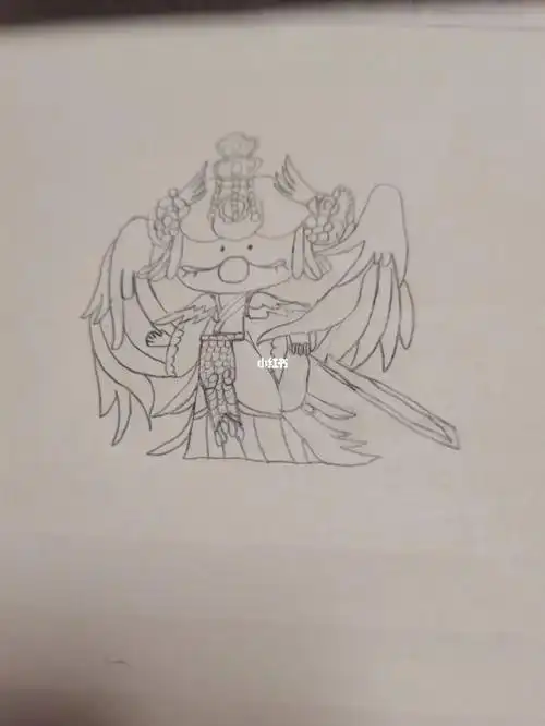 第一次画的虞姬