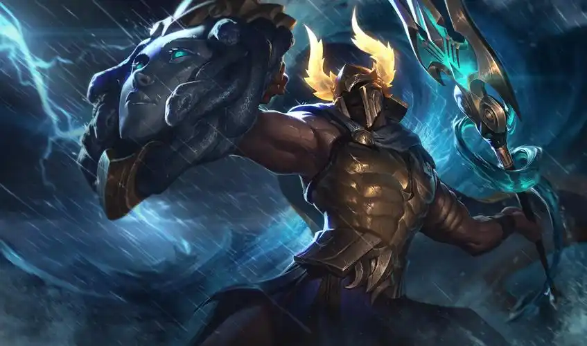 [图集] lol官推分享潘森皮肤新原画