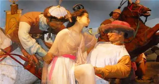 皇帝为求自保, 献五千佳丽给敌人, 结果被退回两千人