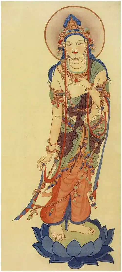 张大千临摹敦煌壁画丨私享艺术