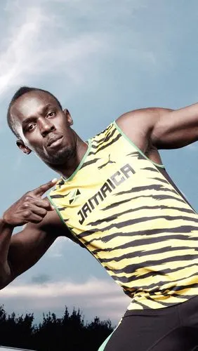 飞人运动员尤塞恩·博尔特wp手机壁纸下载