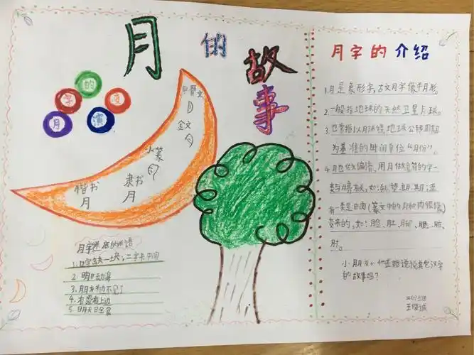 二六班汉字的故事手抄报