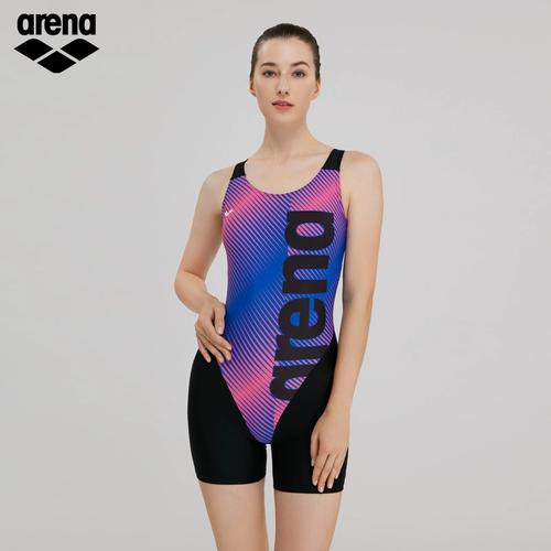 式女士竞技连体平角游泳衣不勒背u背款arena阿瑞娜