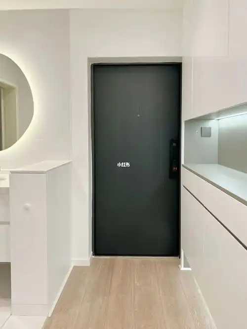 极简入户门|谁说入户门一定要门套 我偏不73