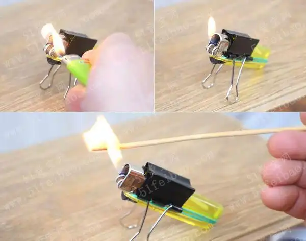 手工diy点火防烫手打火机 - 废物利用手工diy小制作 - 51费宝网(繁体