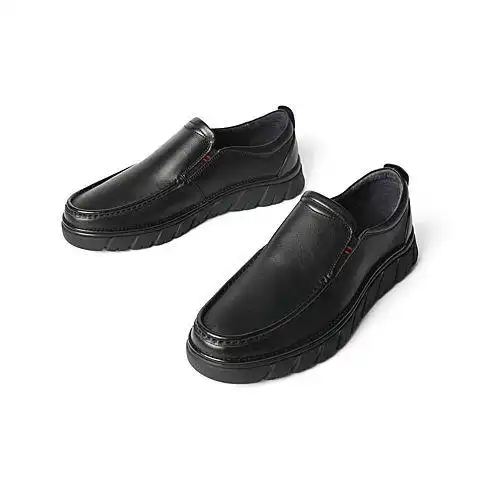 森达2021秋季新款商场同款舒适一脚蹬户外男休闲皮鞋1lm19cm1