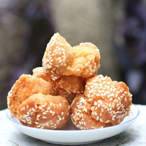 开口笑枣零食8090后小吃儿时面点香酥小吃广西特产零食芝麻球