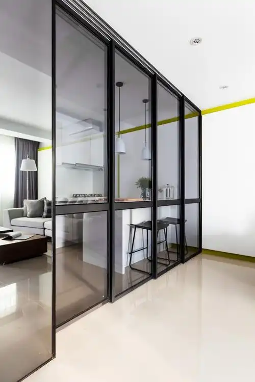 青云谱区办公室玻璃隔断装修可以精致一点