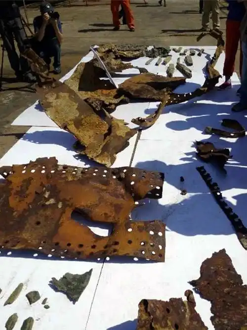 打捞致远舰现尸骨现场曝光 致远舰打捞上来了吗