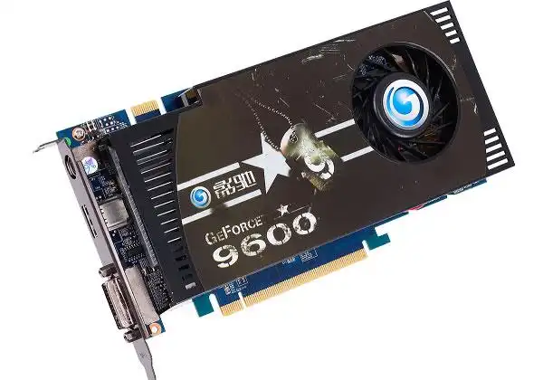 经典中的经典——影驰9600gt中将版显卡